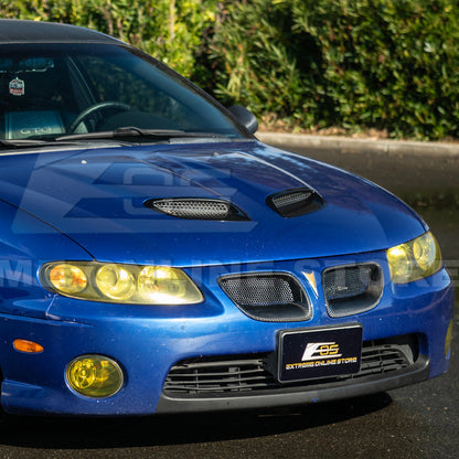 2004-06 Pontiac GTO Dry Carbon Fiber Replacement Front Mesh Grille Insert