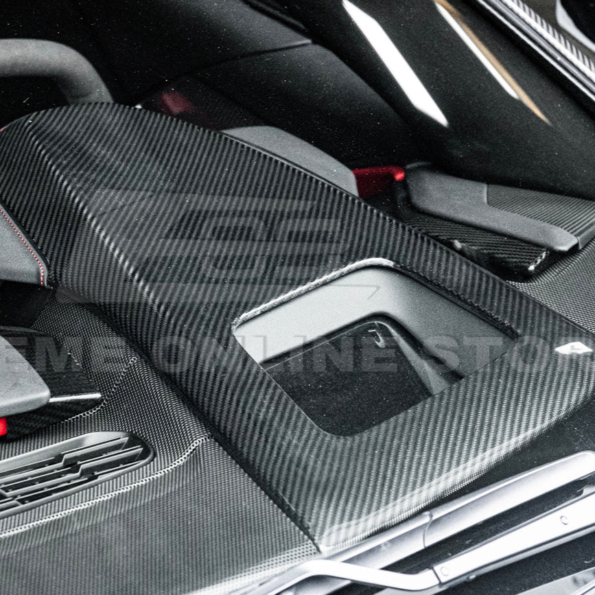 Corvette C8 DRY CARBOn FIBER Upper Dashboard Instrument Panel Cover