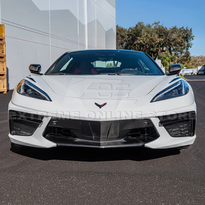 Chevrolet Corvette C8 DRY CARBON FIBER Fascia Panel Grille Cover