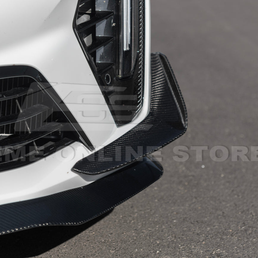 2020-Up Cadillac CT4-V Blackwing Front Lip Splitter & Carnards