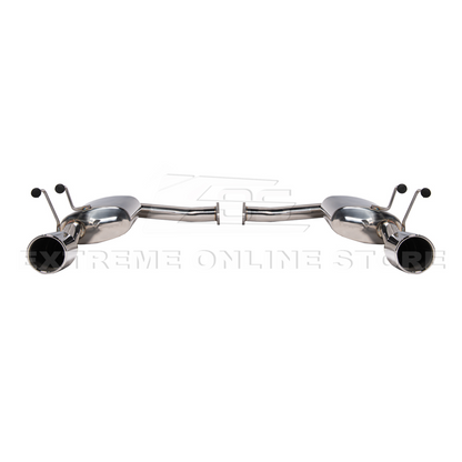 2016-21 Honda Civic 1.5t Sedan | T-304 Muffler Axle Back 4Inch Dual Tips Exhaust