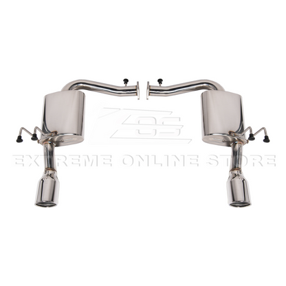 2016-21 Honda Civic 1.5t Sedan | T-304 Muffler Axle Back 4Inch Dual Tips Exhaust