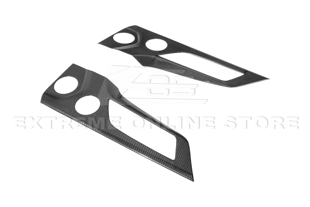 2024-Up Ford Mustang DRY CARBON FIBER Door Speaker Panel Trim Cover