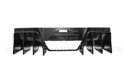 Corvette C7 Track Package Rear Bumper Finned Diffuser