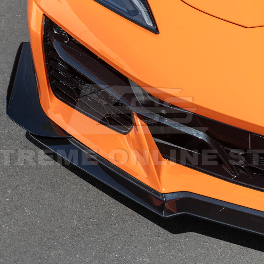 Corvette C8 Z06 / E-Ray DRY CARBON FIBER Front Splitter [Z07 Package]