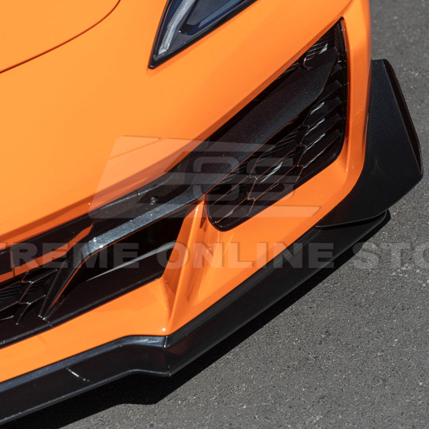 Corvette C8 Z06 / E-Ray DRY CARBON FIBER Front Splitter [Z07 Package]