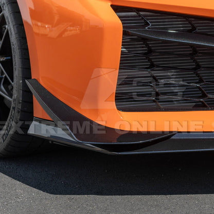Chevrolet Corvette C8 Z06 / E-Ray DRY CARBON FIBER Front Side Canards