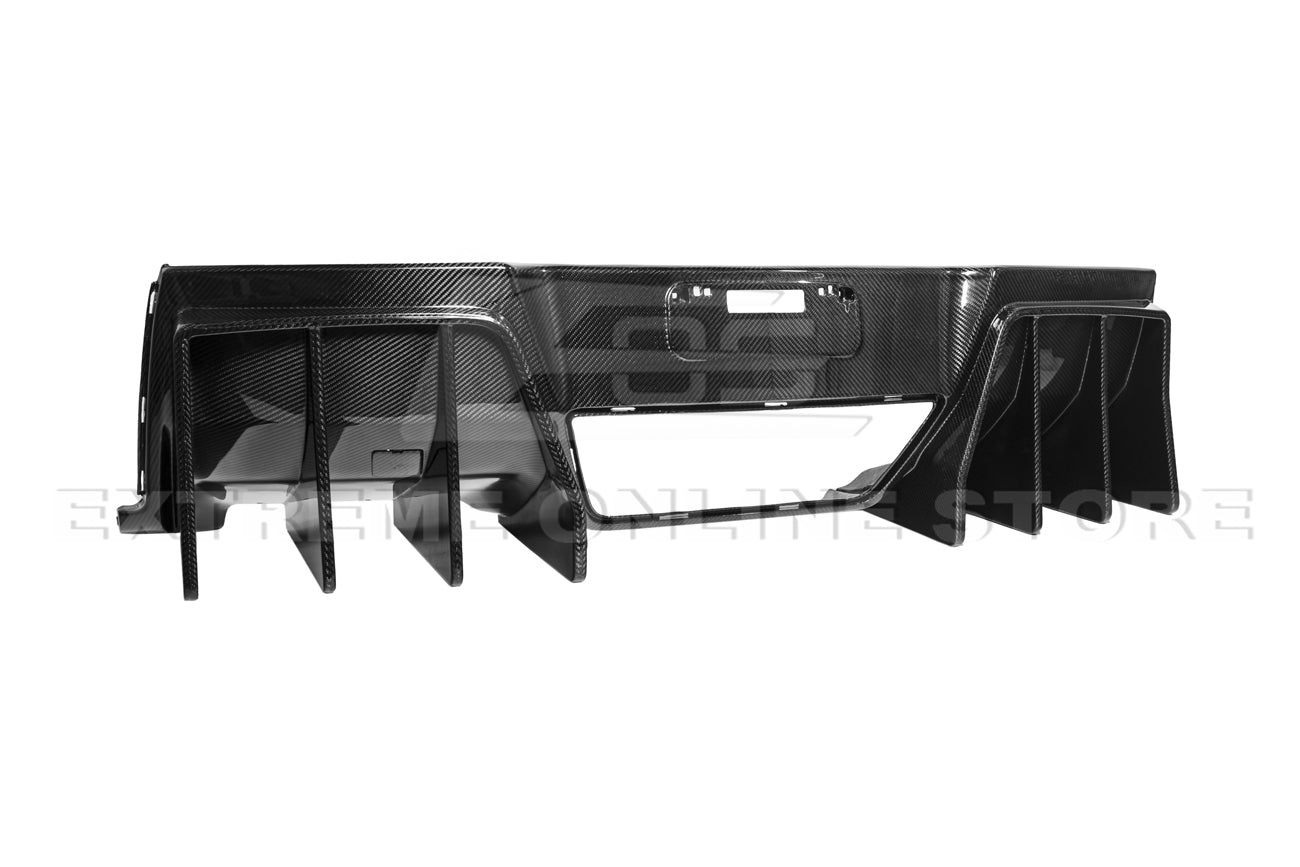 Corvette C7 Track Package Rear Bumper Finned Diffuser