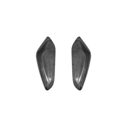 2019-24 Camaro Dry Carbon Fiber Front Side Knee Pad Panel Cover Pair