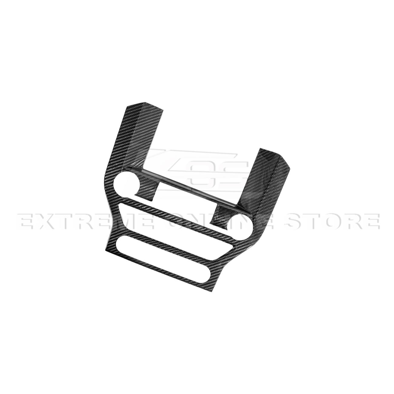 2015-23 Ford Mustang DRY CARBON FIBER Center Console Control Panel Cover