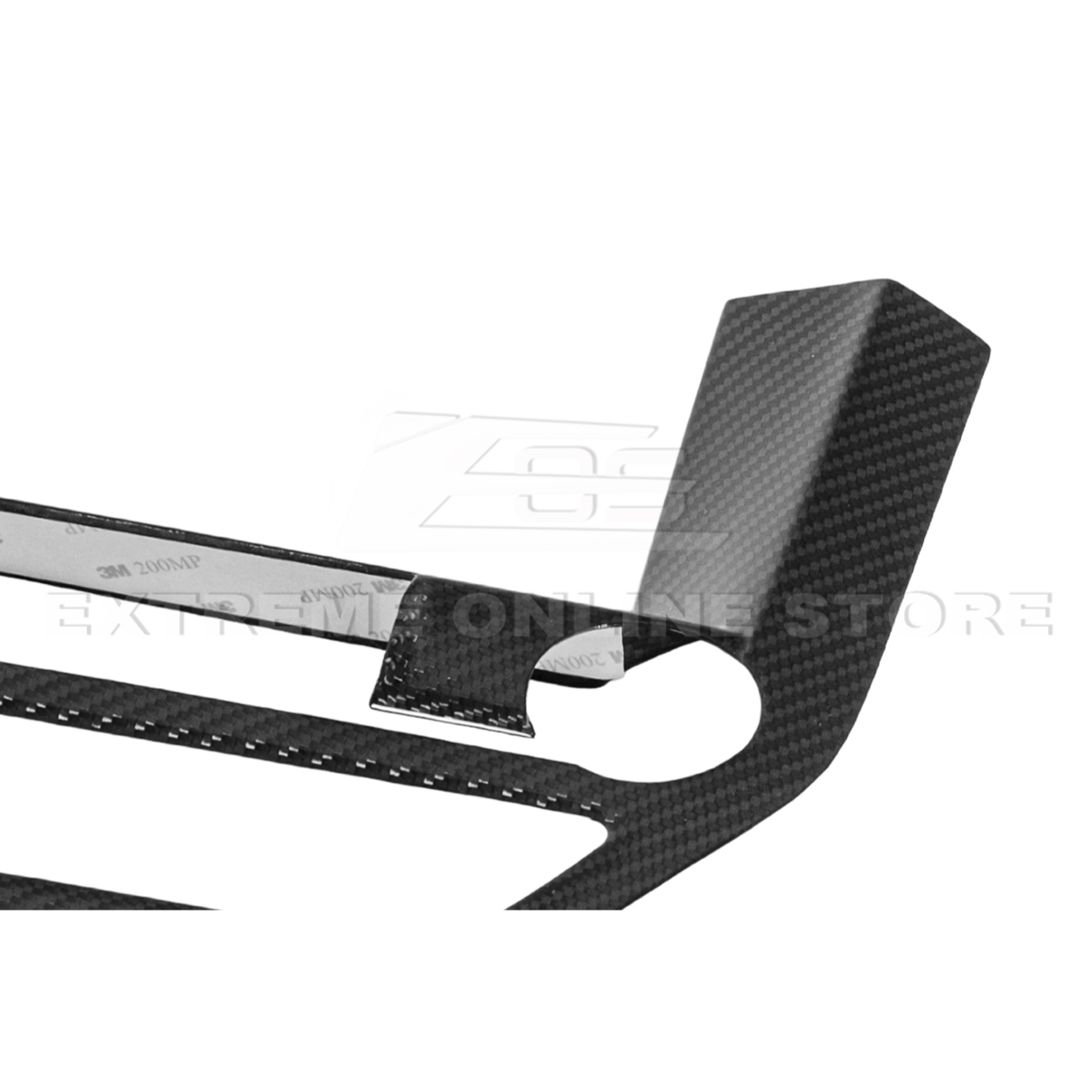 2015-23 Ford Mustang DRY CARBON FIBER Center Console Control Panel Cover