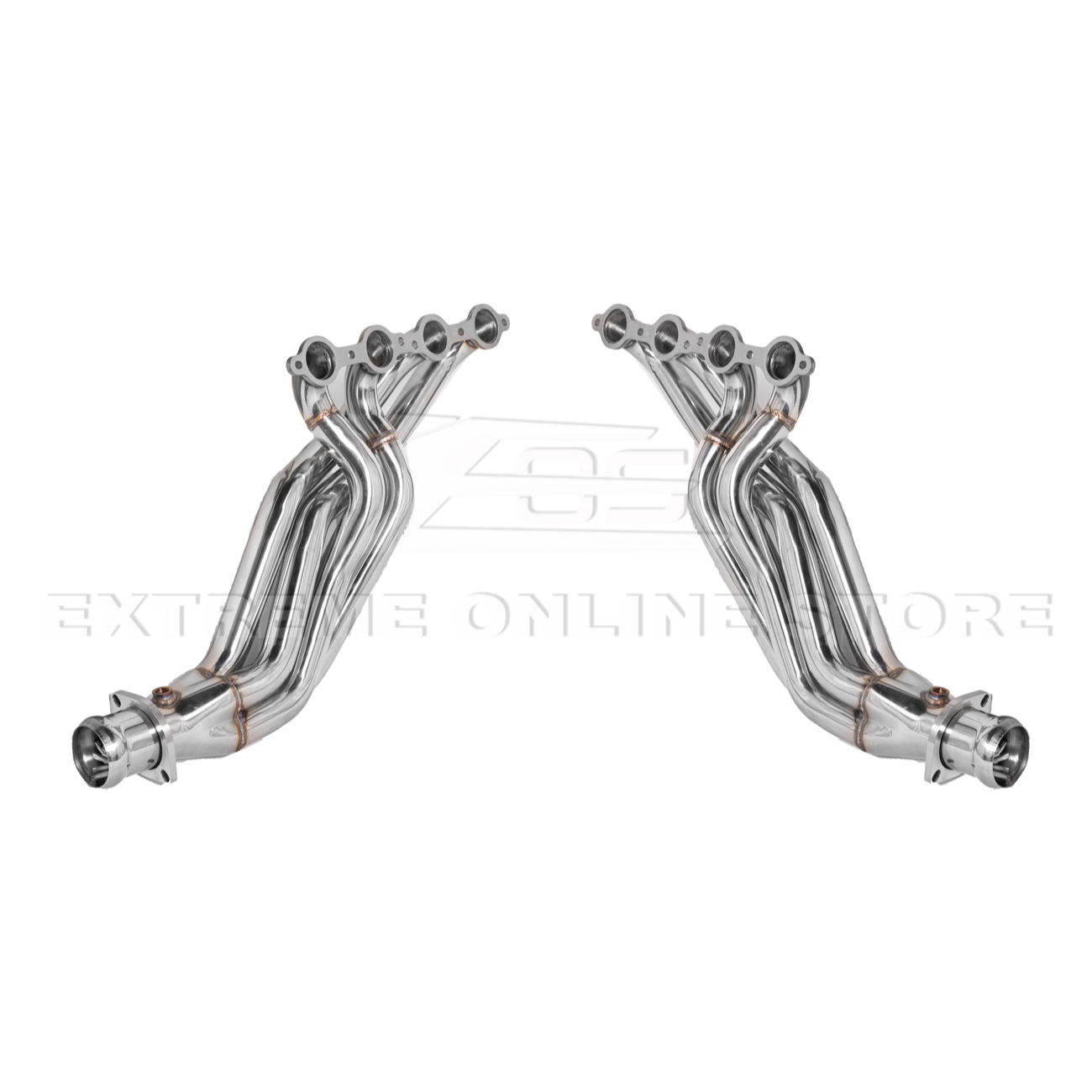 2009-2014 Cadillac CTS-V Long Tube Headers & Resonated Mid Pipe