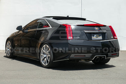 2009-15 CTS-V Coupe DRY CARBON FIBER Rear Deck Lid Applique Trunk Insert