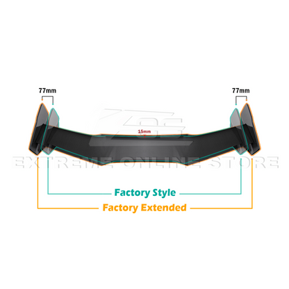 Corvette C7 ZR1 ZTK Conversion Extended Rear Spoiler High Wing