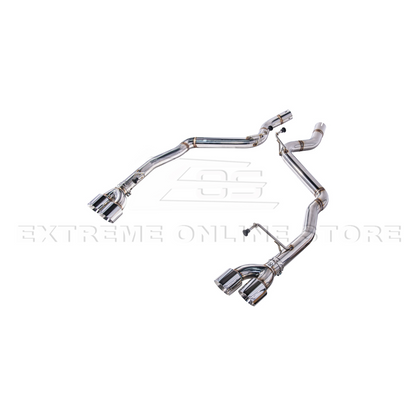2024+ Mustang GT Muffler Delete Axle Back Quad Tips Exhaust