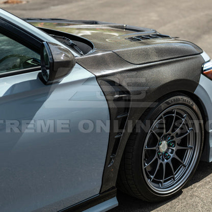 2022-Up Honda Civic JDM Varis Style Front Vented Bumper Hood