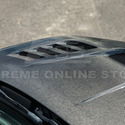 2022-Up Honda Civic JDM Varis Style Front Vented Bumper Hood