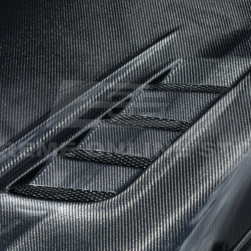 2022-Up Honda Civic JDM Varis Style Front Vented Bumper Hood