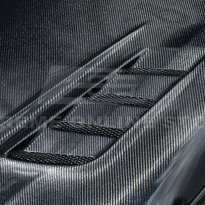 2022-Up Honda Civic JDM Varis Style Front Vented Bumper Hood