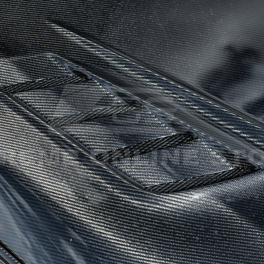 2022-Up Honda Civic JDM Varis Style Front Vented Bumper Hood