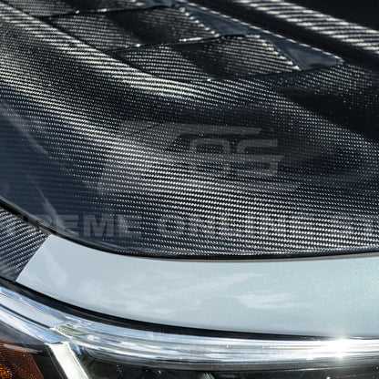 2022-Up Honda Civic JDM Varis Style Front Vented Bumper Hood