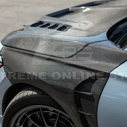 2022-Up Honda Civic JDM Varis Style Front Vented Bumper Hood