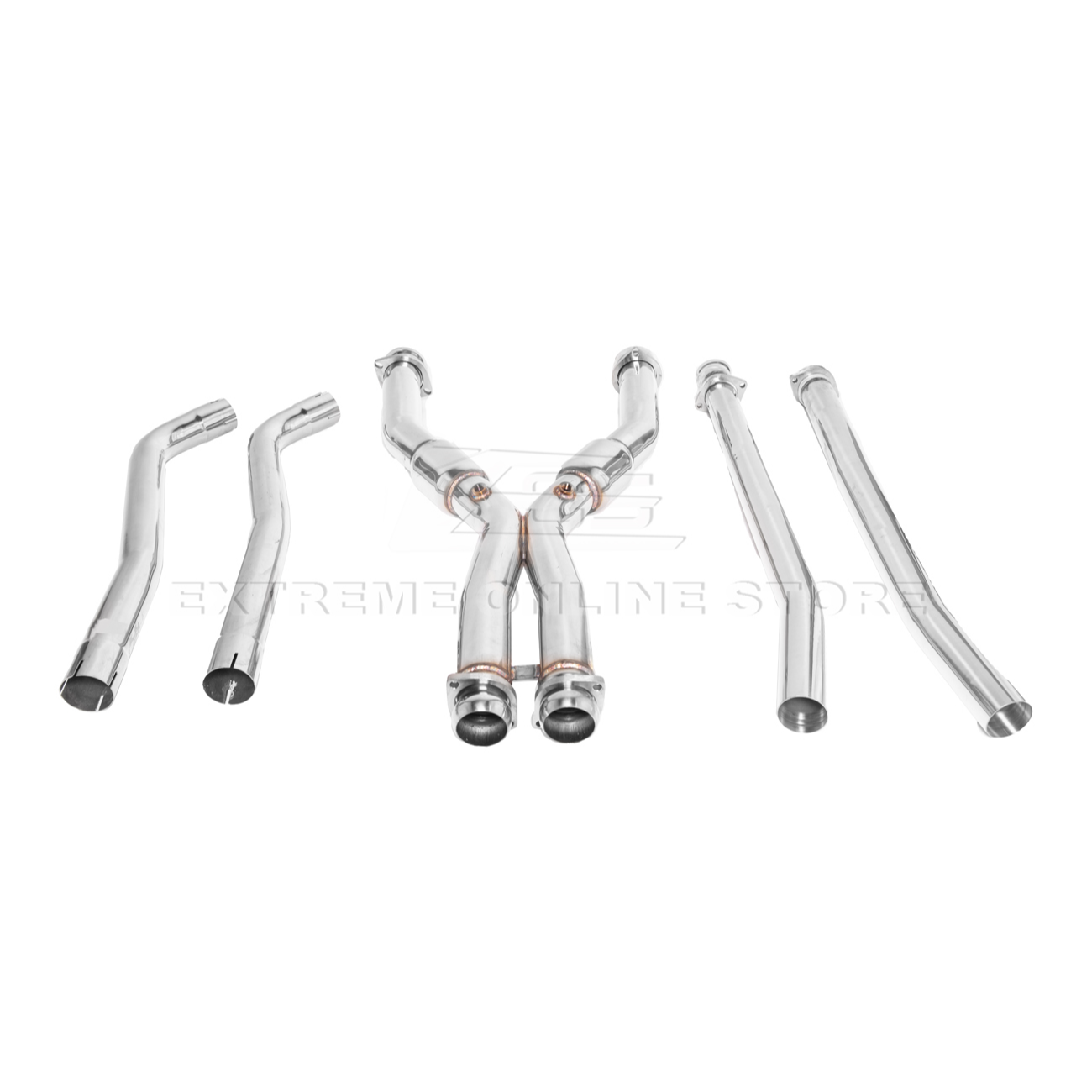 2009-2014 Cadillac CTS-V Long Tube Headers & Resonated Mid Pipe