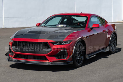 2024+ Ford Mustang DRY CARBON FIBER Front Splitter