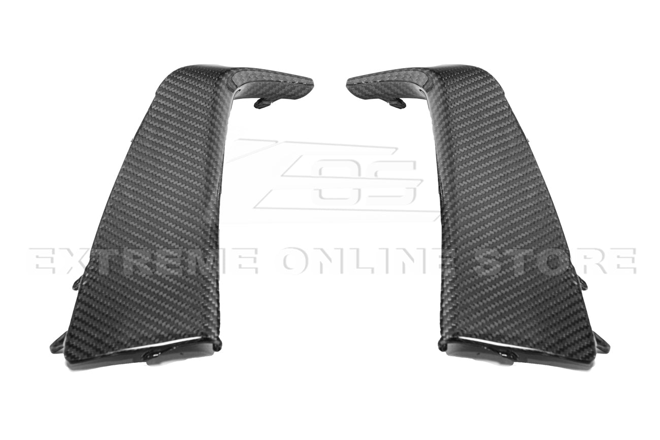 Chevrolet Corvette C7 ZR1 DRY CARBON FIBER Bumper Vent Brows Insert