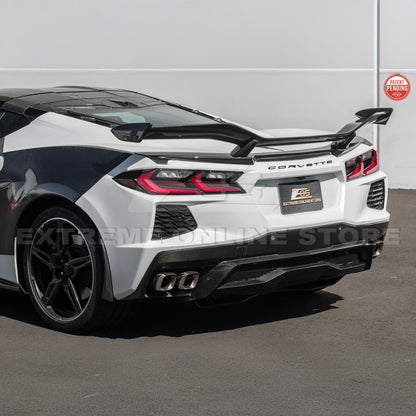 Z06 Conversion Corvette C8 All Model DRY CARBON FIBER Rear High Wing