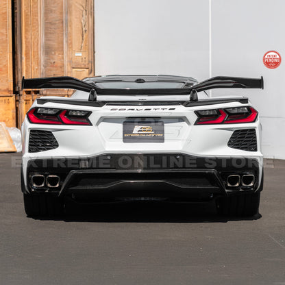 Z06 Conversion Corvette C8 All Model DRY CARBON FIBER Rear High Wing