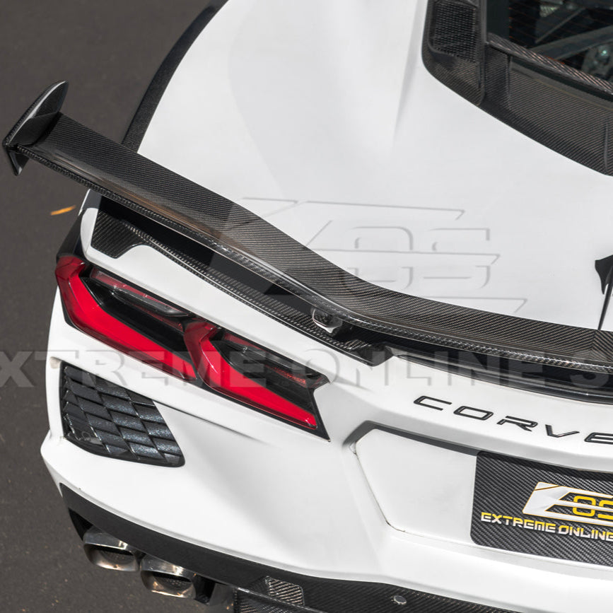 Z06 Conversion Corvette C8 All Model DRY CARBON FIBER Rear High Wing