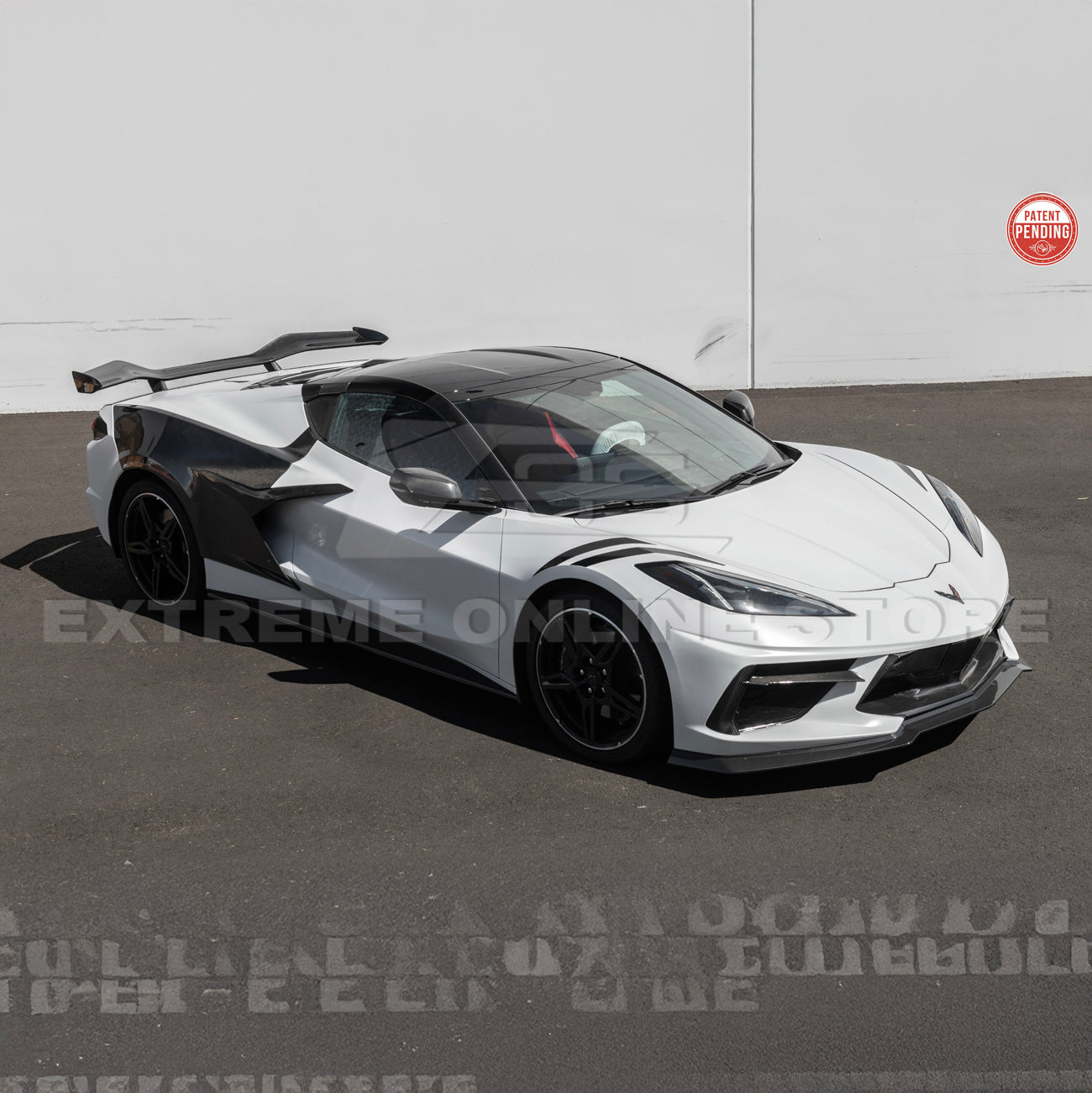 Z06 Conversion Corvette C8 All Model DRY CARBON FIBER Rear High Wing