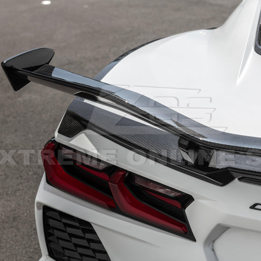 Z06 Conversion Corvette C8 All Model DRY CARBON FIBER Rear High Wing