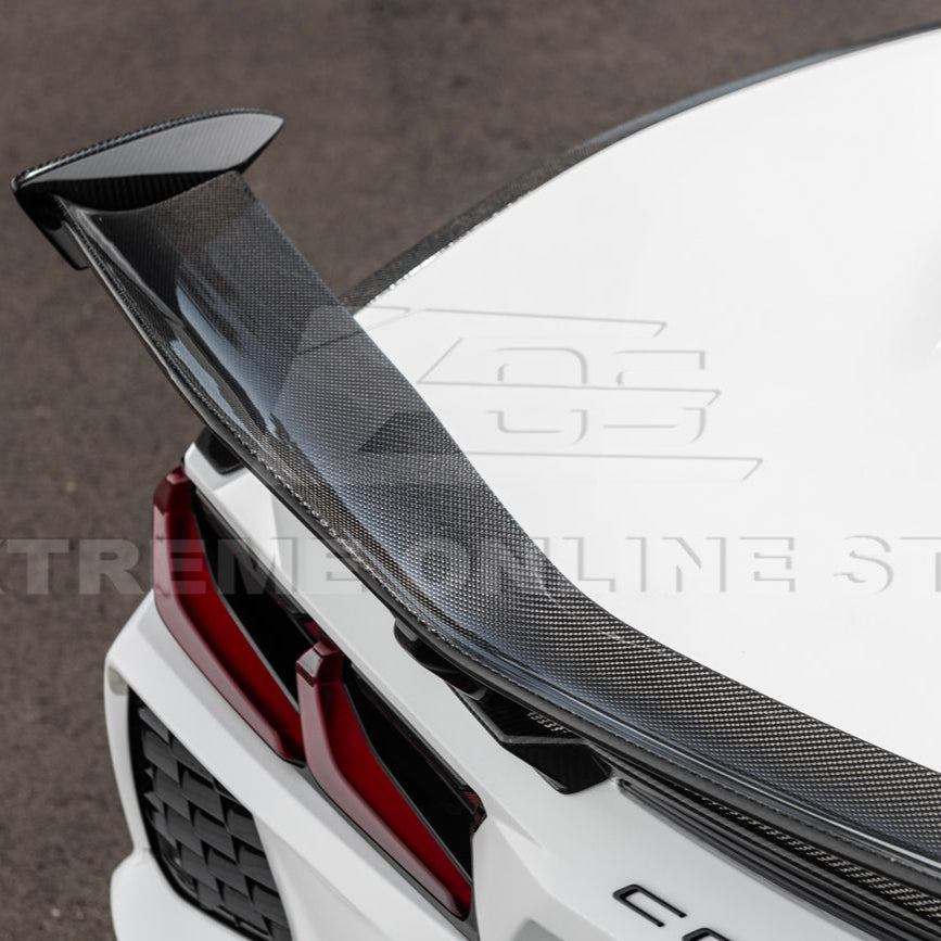 Z06 Conversion Corvette C8 All Model DRY CARBON FIBER Rear High Wing