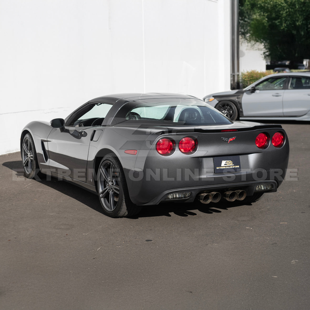 Corvette C6 ZR1 DRY CARBON FIBER Conversion Rear Trunk Spoiler