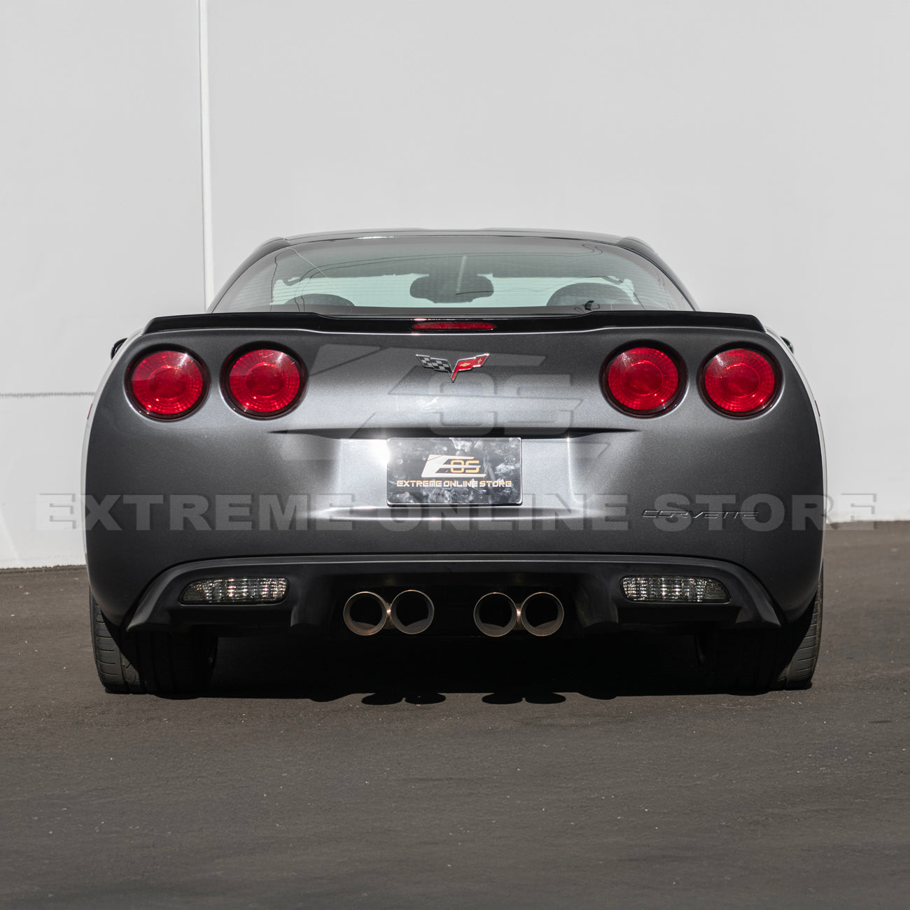 Corvette C6 ZR1 DRY CARBON FIBER Conversion Rear Trunk Spoiler