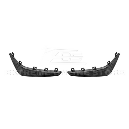 2020-Up Cadillac CT4-V Blackwing Front Lip Splitter & Carnards