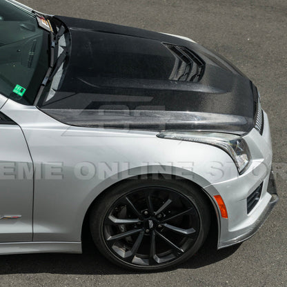 2016-19 Cadillac ATS-V Front Bumper Hood Vented Cover