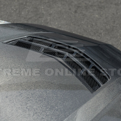 2016-19 Cadillac ATS-V Front Bumper Hood Vented Cover