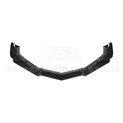 Corvette C8 Z06 / E-Ray DRY CARBON FIBER Front Splitter & Canards [Z07 Extended Package]