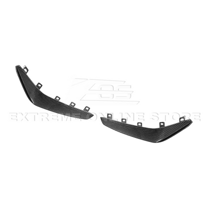 2020-Up Cadillac CT4-V Blackwing Front Lip Splitter & Carnards