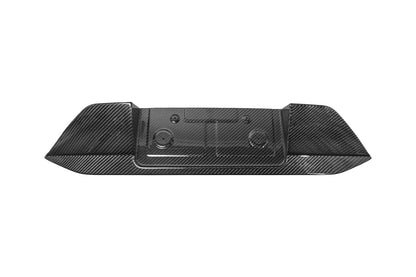 2024+ Ford Mustang DRY CARBON FIBER License Plate Backing