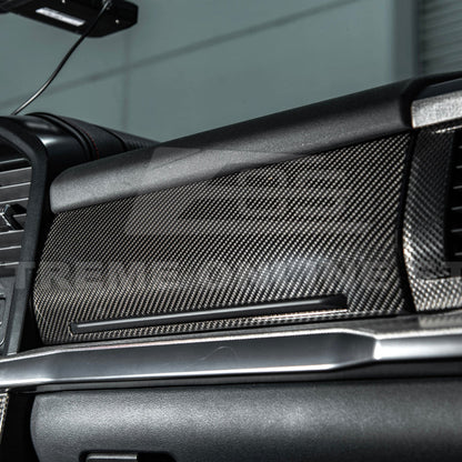 2021-Up Ford F-150 dry carbon fiber Passenger Side Storage Panel Cover