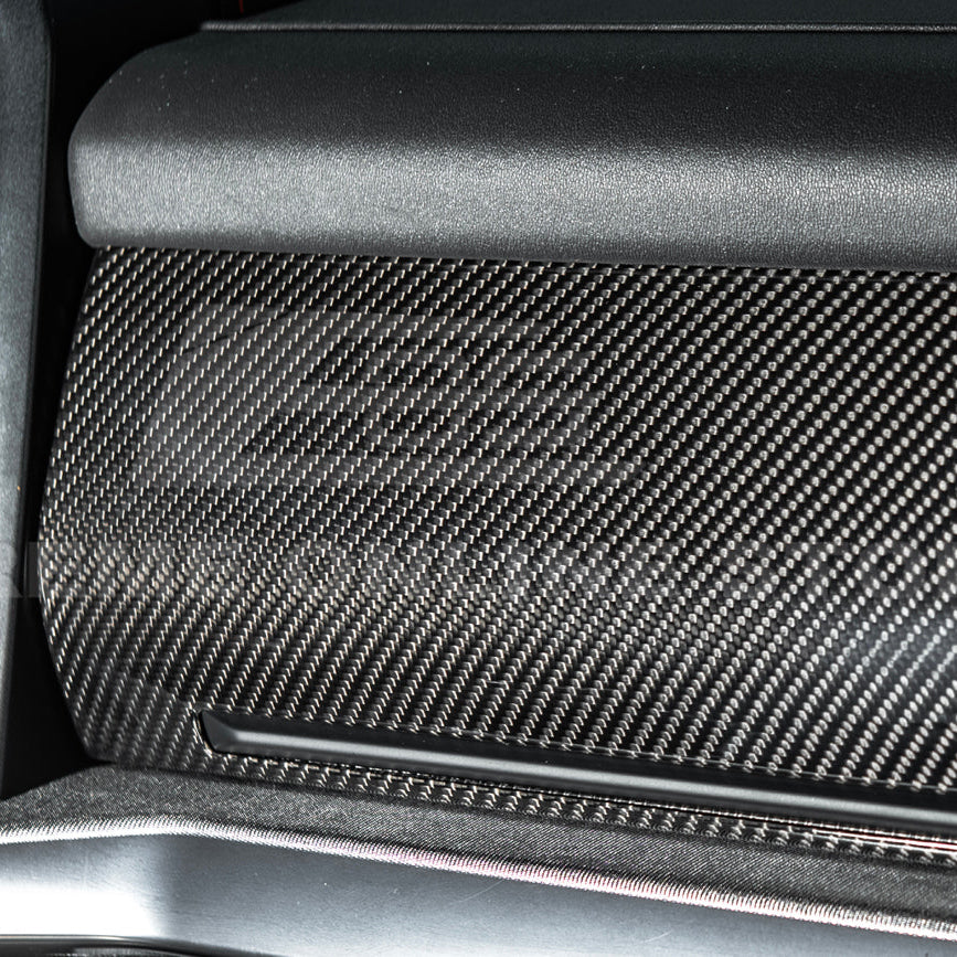 2021-Up Ford F-150 dry carbon fiber Passenger Side Storage Panel Cover