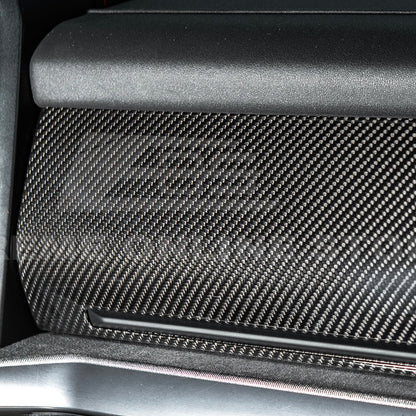 2021-Up Ford F-150 dry carbon fiber Passenger Side Storage Panel Cover
