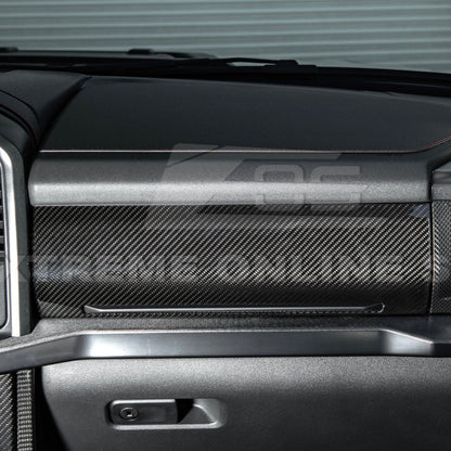 2021-Up Ford F-150 dry carbon fiber Passenger Side Storage Panel Cover