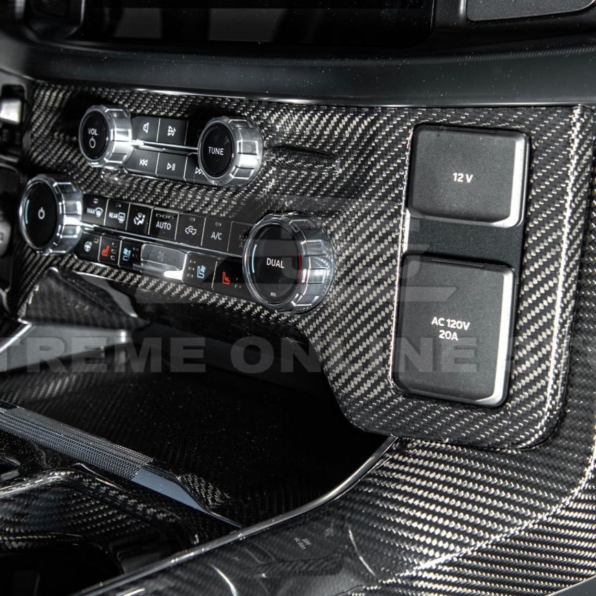 2021-Up Ford F-150 Center AC Radio Control Panel Cover