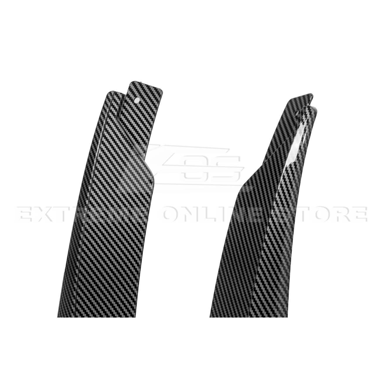 2024+ Ford Mustang DRY CARBON FIBER Fender Flares & Mud Flap