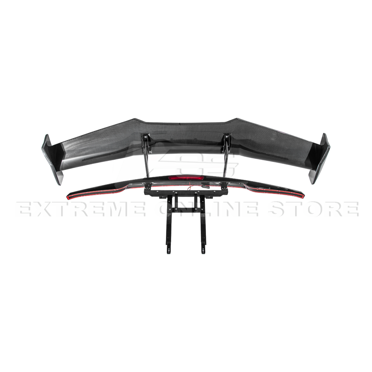 Corvette C7 ZR1 ZTK Conversion Extended High Wing With Wing Riser